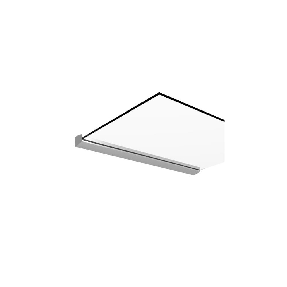 Aluminiowy daszek przeszklony FIX profil +1,5°