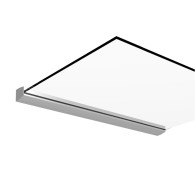 Aluminiowy daszek przeszklony FIX profil +1,5°