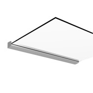 Aluminiowy daszek przeszklony FIX profil +1,5°