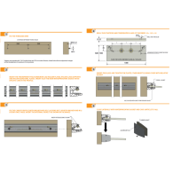 Aluminiowy daszek przeszklony FIX profil +1,5°