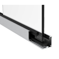 Przeszklenie stałe - profil U składany na dwie części