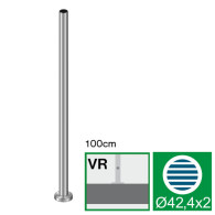 Słupek antykorozyjny, VK-straight AISI304, D42,4/H1000mm