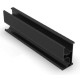 Aluminiowy profil montażowy 30x52 mm anodowany czarny 5000 mm do paneli PV