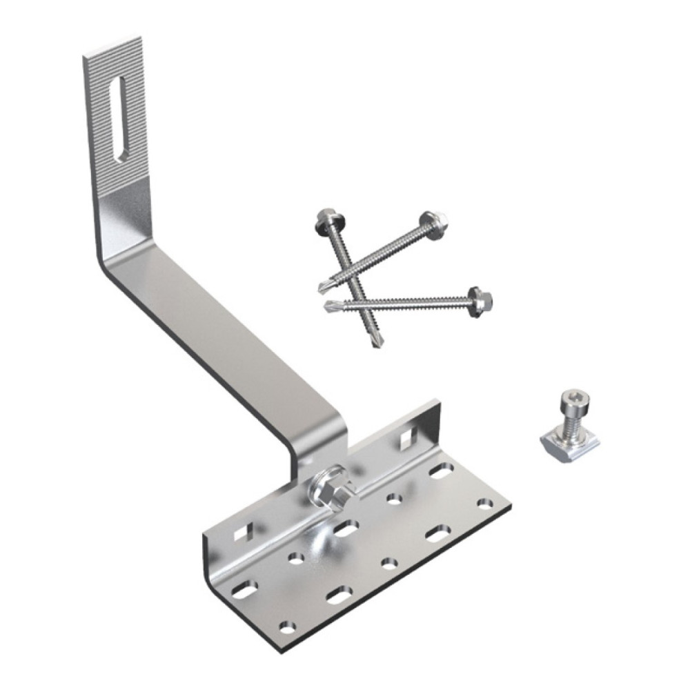 Hak dachowy przesuwny - dachówka ceramiczna/betonowa