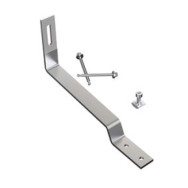 Nierdzewny hak dachowy stały - zestaw do gontu płaskiego