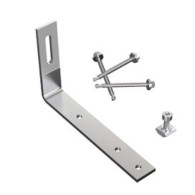 Nierdzewny hak dachowy - zestaw eternit, gont, blacha