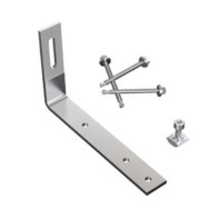 Nierdzewny hak dachowy - zestaw eternit, gont, blacha