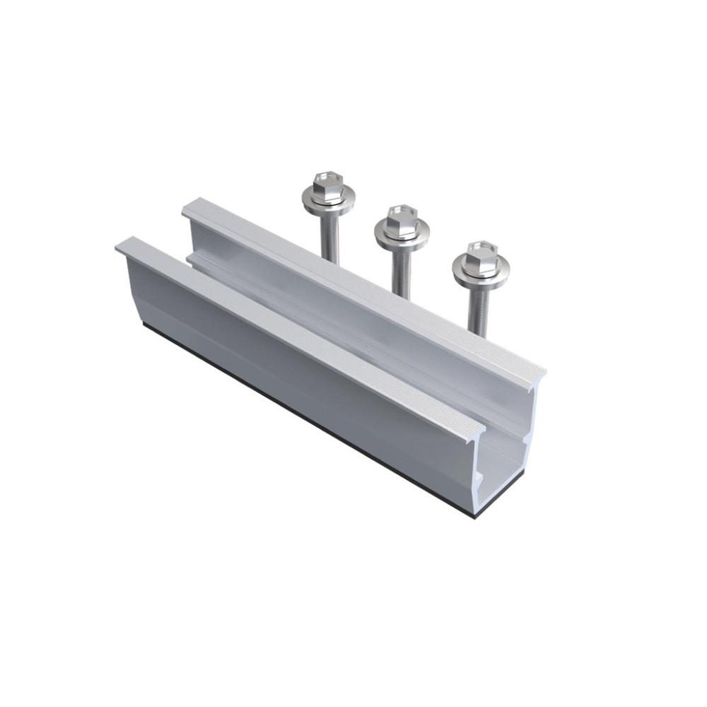 Aluminiowa szyna montażowa 29 mm do trapezu. blacha