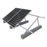 Zestaw 1x5 - statyw metalowy dach 25°