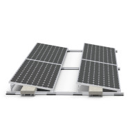 Zestaw na dach płaski 2x2 wschód/zachód - PRO S 15°