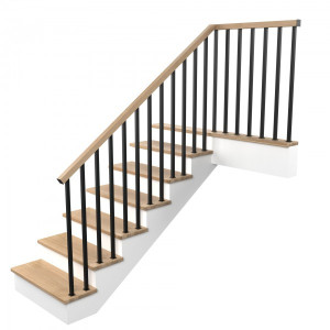 Balustrady drewno i metal - gotowe systemy | Domabau