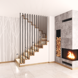 Balustrady HARFA - zabudowa wertykalna | domabau.pl