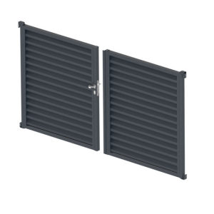 Aluminiowe ogrodzenia i bramy - profile, słupki | Domabau