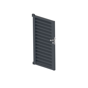 Aluminiowe bramy jednoskrzydłowe