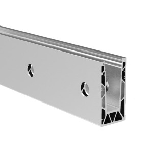 Boczne profile montażowe U do szkła z regulacją kąta FLEX/FIX