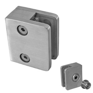 Uchwyty kwadratowe model 21XX do szkła nierdzewne