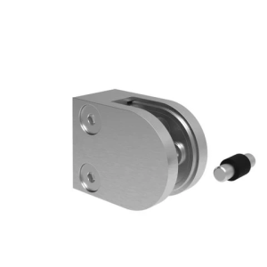 Okrągłe uchwyty osiowe do szkła nierdzewne