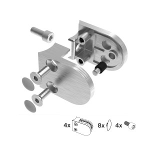 Okrągłe uchwyty osiowe model 20