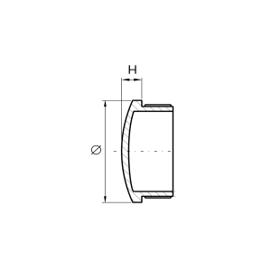 Zaślepki wypukłe do poręczy i wypełnień