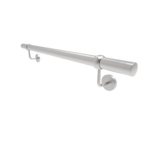 Modułowe poręcze ścienne ze stali nierdzewnej