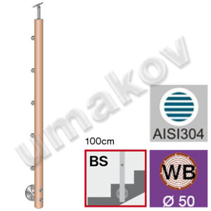 Drewniane słupki schodowe
