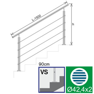Balustrady łukowe - okrągłe, do schodów, balustrady górne